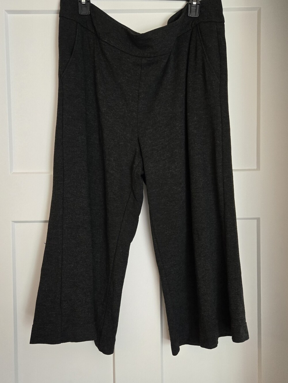 Cabi Charcoal Ponte Gaucho Pants